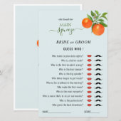 Ratess Who Citrus Orange Brautparty (Vorne/Hinten)