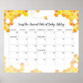 Ratet Baby Due Date Kalender Poster (Vorne)
