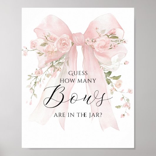 Ratet Bows Floral Bow Girl Baby Showspiel Poster (Vorne)