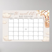 Ratet den Fälligkeitskalender Poster (Vorne)