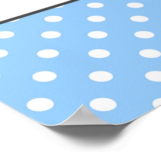 Ratet Due Date Calendar Baby Footprints Poster (Ecke)