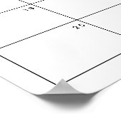 Ratet mal, das Baby Due Sign Date Kleine Ray Sunsh Poster (Ecke)