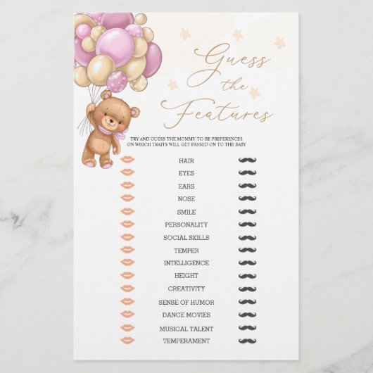 Ratet mal, das Baby verfügt über ein Baby-Duschspi (Vorderseite)