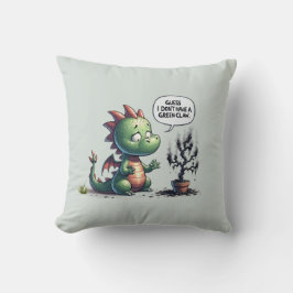Ratet mal, ich habe keine grüne Klaue - Niedlicher Kissen