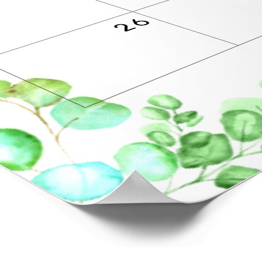 Ratet mal, wann der Kalender fällig ist. Poster (Ecke)