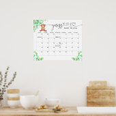 Ratet mal, wann der Kalender fällig ist. Poster (Küche)