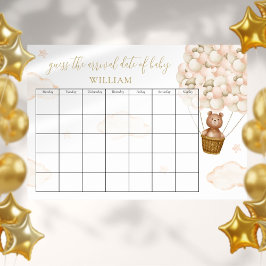 Ratet mal, wann der Teddy-Bärenballon kommt Poster