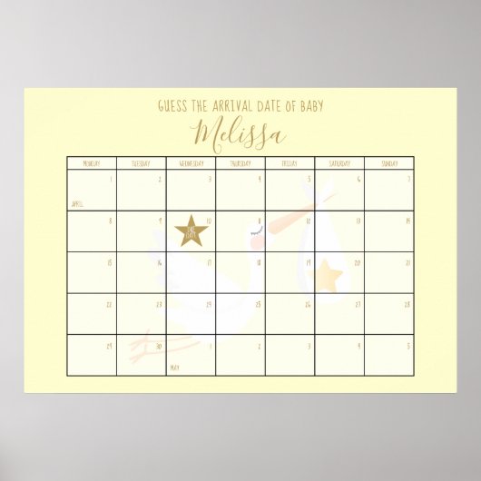 Ratet mal, wann der Termin für das Cream Baby Show Poster (Vorne)