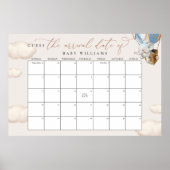 Ratet mal, wann der Terminkalender für Elephant Po Poster (Vorne)