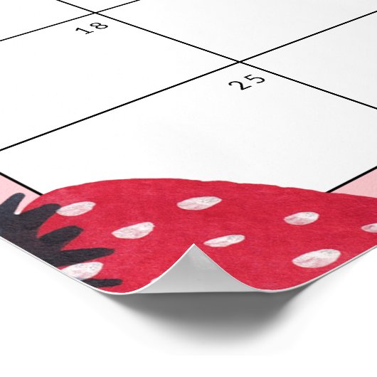 Ratet mal, wann die Orange Little Süsse Baby Dusch Poster (Ecke)