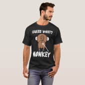 Ratet mal, was Affen Hintern Affen Hintern Monkey T-Shirt (Vorne ganz)