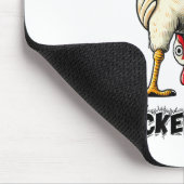 Ratet mal, was Chicken Hintern Hühnchen Stuff Joke Mousepad (Ecke)