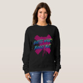 Ratet mal, was der sonnige Hintern Rabbit Sarcasm Sweatshirt (Vorne ganz)