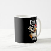Ratet mal, was für ein Chicken Funny Joking Hühnch Kaffeetasse (VorderseiteRechts)