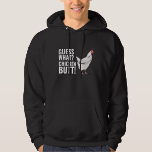 Ratet mal, was für ein Hühnchen-Hintern! Lustige S Hoodie