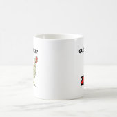 Ratet mal, was Hühnchen Hintern Funny Mug Kaffeetasse (Mittel)