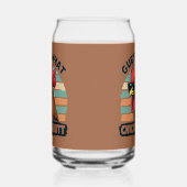 Ratet mal, was Hühnchen Hintern Funny Retro Rooste Dosenglas (Links)