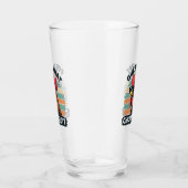 Ratet mal, was Hühnchen Hintern Funny Retro Rooste Glas (Rechts)