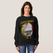 Ratet mal, was Hühnchen-Hintern-Hühner schätzen, w Sweatshirt (Vorne ganz)