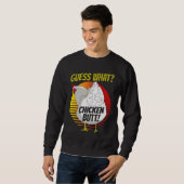 Ratet mal, was Hühnchen-Hintern-Hühner schätzen, w Sweatshirt (Vorne ganz)