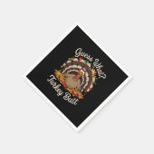 Ratet mal, was Türkei Hintern Funny Erntedank Serviette (Ecke)