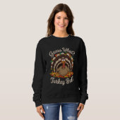 Ratet mal, was Türkei Hintern Funny Erntedank Sweatshirt (Vorne ganz)