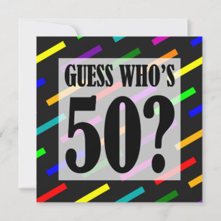 Ratet mal, wer 50 Einladungen zur Geburtstagsparty