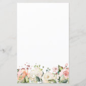 Ratet mal, wer Baby Dusche Spiel florale (Rückseite)