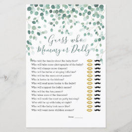 Ratet mal, wer Baby Duwer Game Eukalyptus Blätter