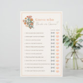 Ratet mal, wer das Brautparty "Blumen" oder "Groom (Stehend Vorderseite)