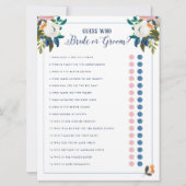 Ratet mal, wer das Brautparty überbrücken oder erm Einladung (Vorderseite)