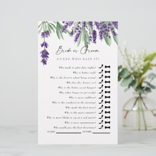 Ratet mal, wer das gesagt hat? Simple Lavender Bra (Stehend Vorderseite)