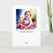 Ratet mal, wer Großeltern werden wird Karte (Rückseite)