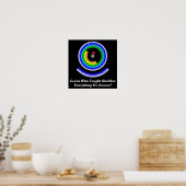 Ratet mal, wer hat mir alles beigebracht, was er w poster (Küche)