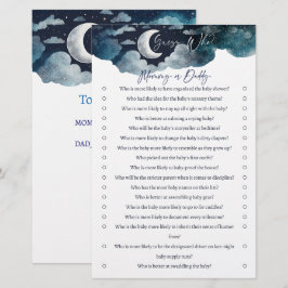 Ratet mal, wer Mama oder Papa die Duschspielkarte 