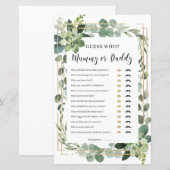 Ratet mal, wer Mama oder Papa Duschgame hat (Vorne/Hinten)