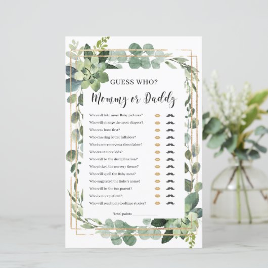 Ratet mal, wer Mama oder Papa Duschgame hat (Stehend Vorderseite)