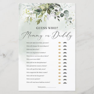 Ratet mal, wer Mama oder Papa Duschgame hat