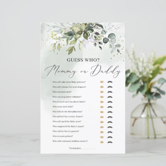 Ratet mal, wer Mama oder Papa Duschgame hat (Stehend Vorderseite)