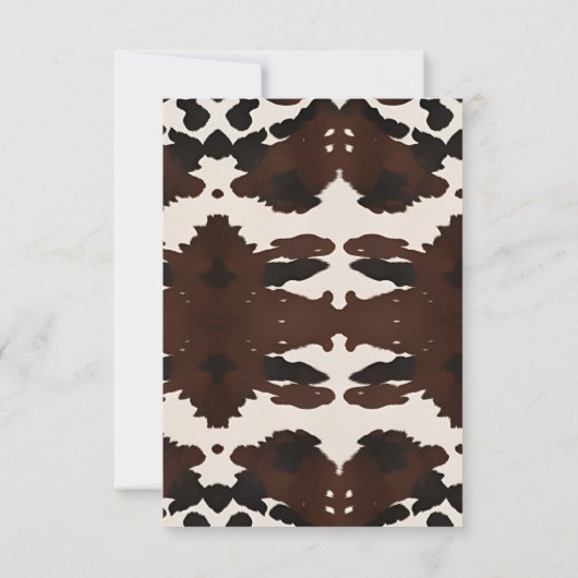 Ratet mal, wie das Age Brautparty Boho Wild Floral Einladung (Rückseite)