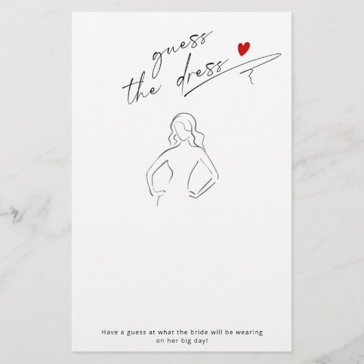 Ratet mal, wie das Kleid Minimalistisches Script B (Vorderseite)