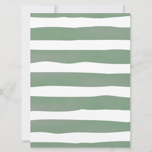 Ratet mal, wie groß der Mami ist, signiert kleine Einladung (Rückseite)