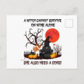 Ratet, was Corgi Hintern Dog liebt Ankündigungspostkarte (Rückseite)