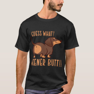 Ratet, was Dackel Hintern Dackel Dackel Hund Lover T-Shirt