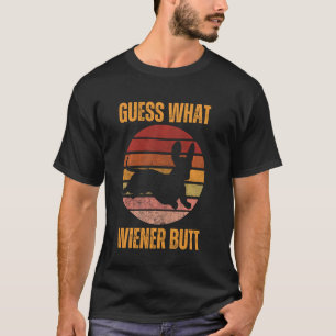 Ratet was Dackel Hund Hintern Funny Dackel Dackel  T-Shirt