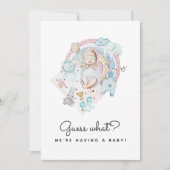 Ratet, was die Schwangerschaft als Baby offenbart Ankündigung (Vorderseite)