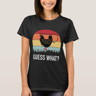 Ratet, was Hen Chicken Hintern Funny T-Shirt
