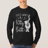 Ratet was Hintern Mandala Cat Kitten Eigentümer T-Shirt (Vorderseite)