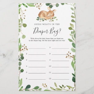 Ratet, was in der Windelbeutel ist