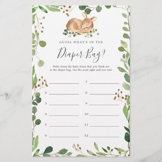 Ratet, was in der Windelbeutel ist (Vorderseite)